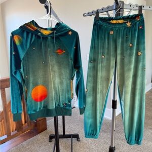 *RARE* Aviator Nation Celestial Set size XS velvet